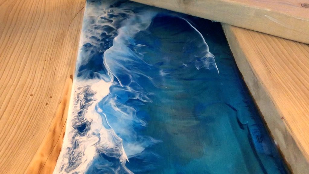 How to Make an Ocean Epoxy Table