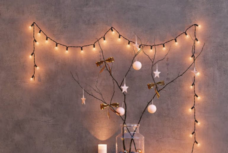 How to Hang Lights on a Wall